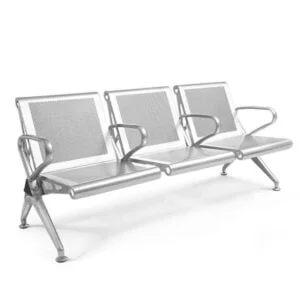 3 seater stainless steel waiting chair online