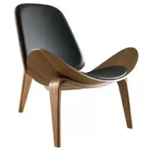 Wooden Cushioned Lounge Chair