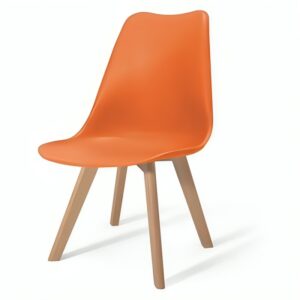 Orange gamma cafe chair