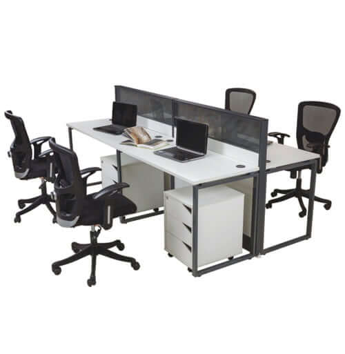 Buy Modular Office Workstation Online in India 15 Workstation with ergonomics