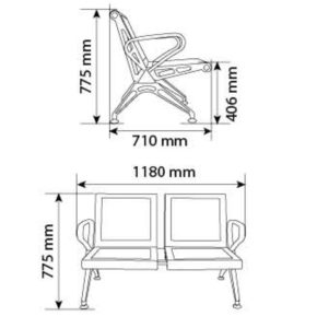 dimensions of 2 seater sofa
