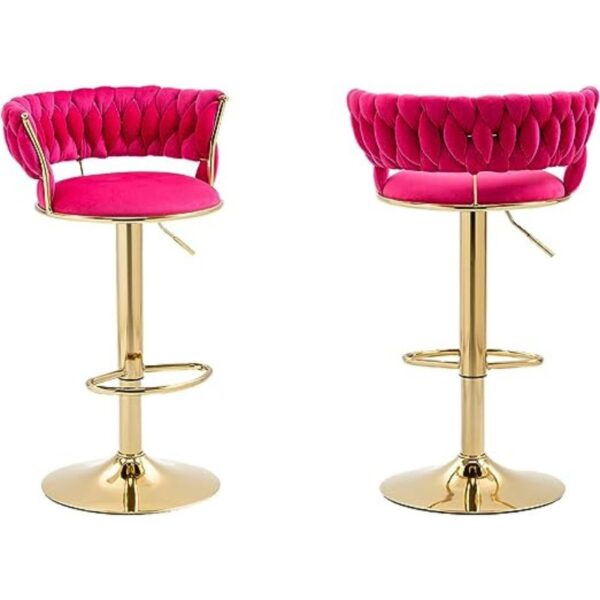 Pink Gold Plated High Stool