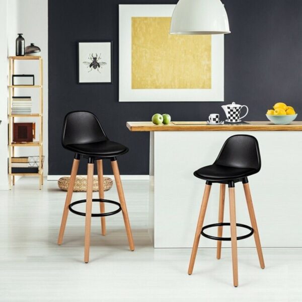 Black high bar stool at affordable price