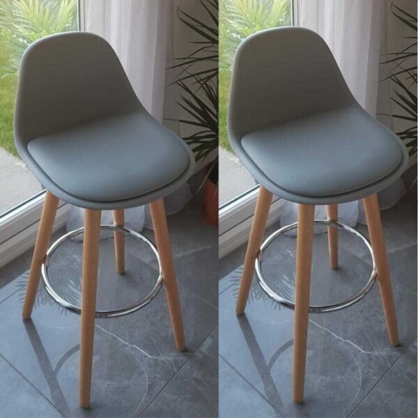 gray best high bar stool