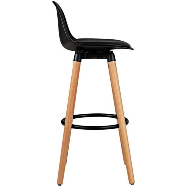 side pose of high counter bar stool