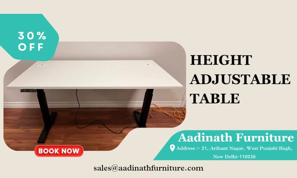 Best Height adjustable table display image