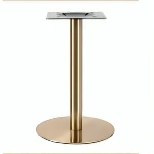 Gold Plated Round Table Base