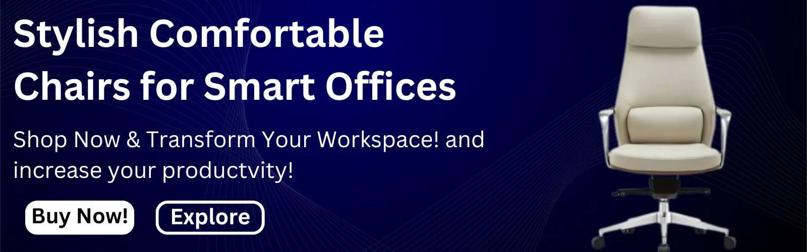 Aadinath Furniture - Best Online Furniture Store in India 1 Office Chair Banner Homepage