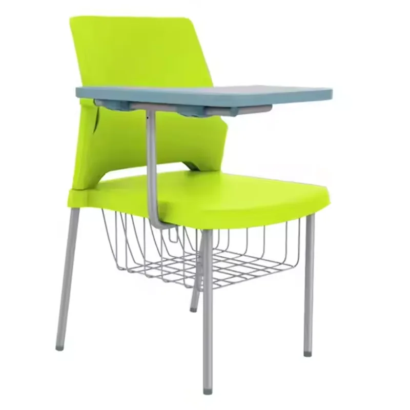 Green Color Training Room Chair With Writing Pad​