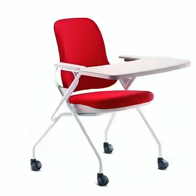 Study Chair with Writing Pad and Wheel