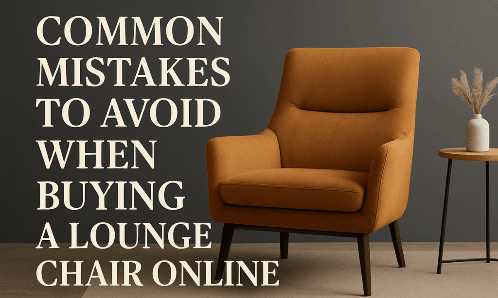 Common Mistakes to Avoid When Buying a Lounge Chair Online