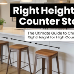 How to Choose the Right Height for High Bar Stools?