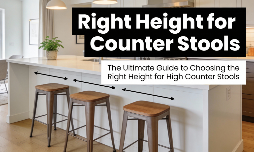 How to Choose the Right Height for High Bar Stools