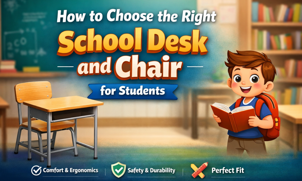 How to Choose the Right School Desk and Chair for Students