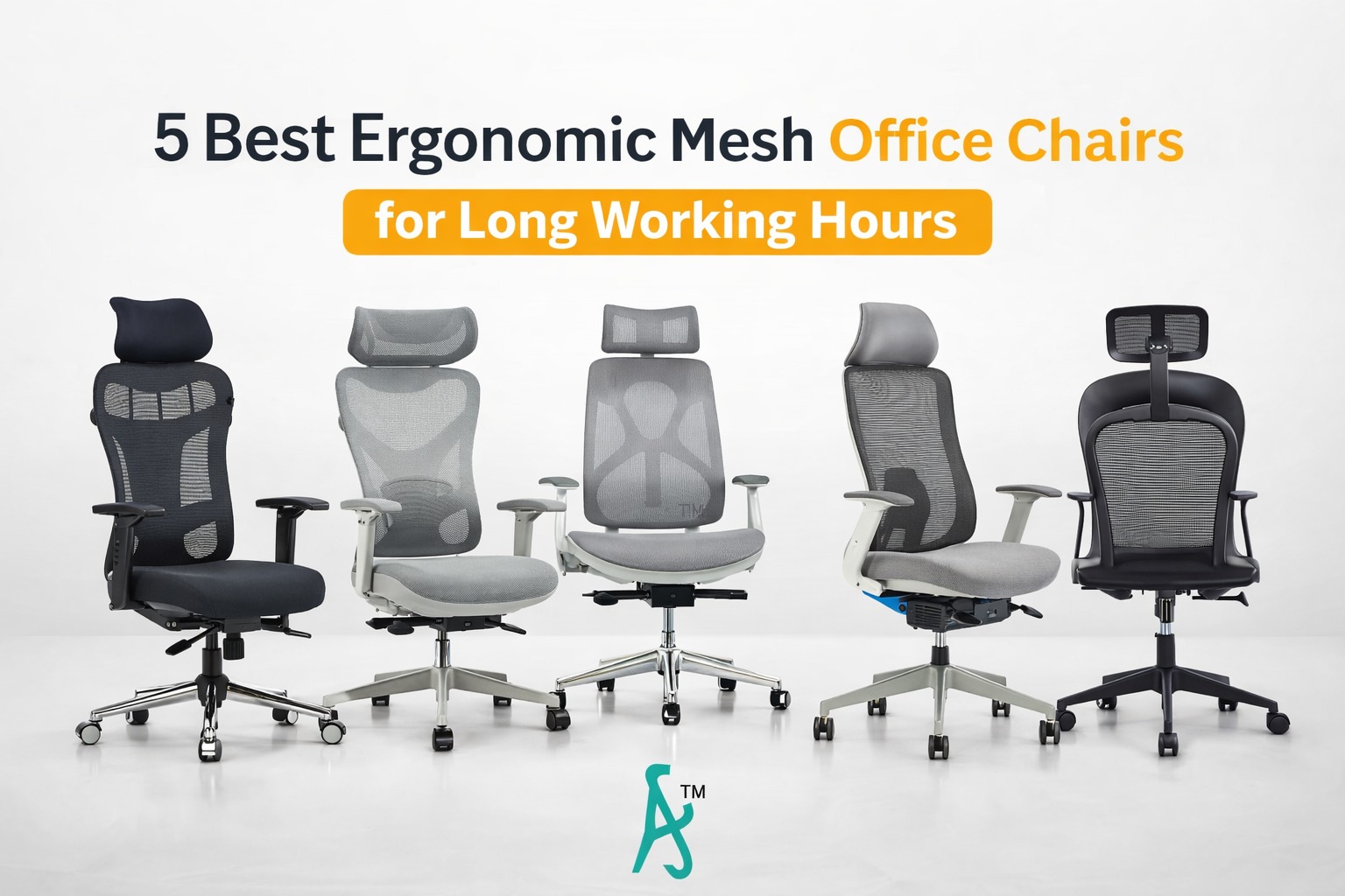 5 Best Ergonomic Mesh Office Chairs for Long Working Hours