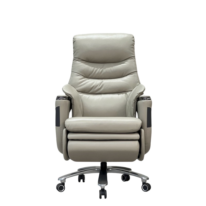 Genuine Leather Luxury Office Recliner Chair 5 Genuine Leather Luxury Office Recliner Chair - Image 5
