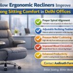 How Ergonomic Recliners Improve Long Sitting Comfort in Delhi Offices