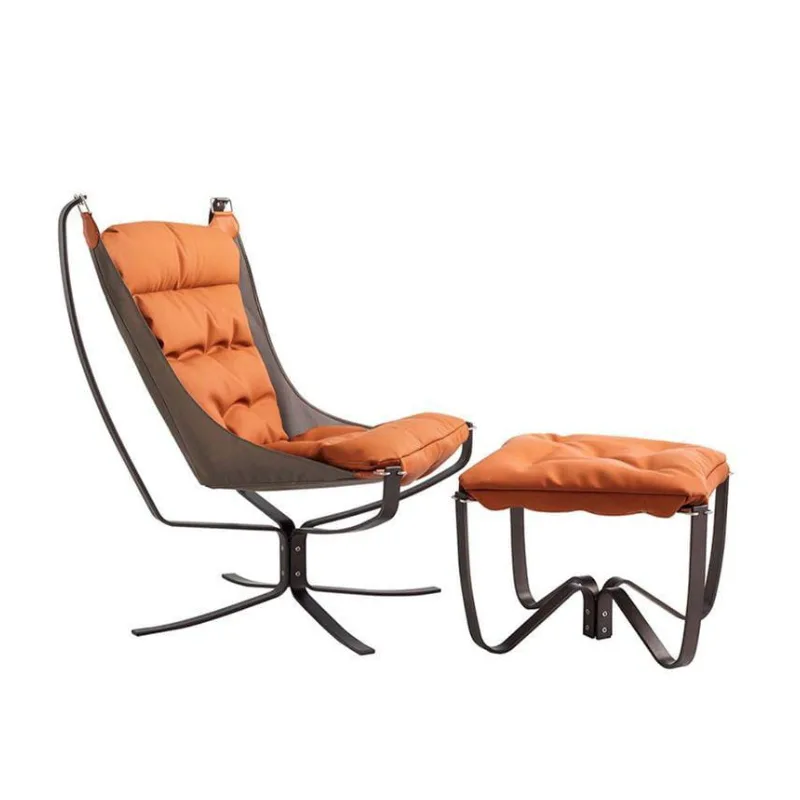 Modern Design Comfortable Lounge Chair with Ottoman