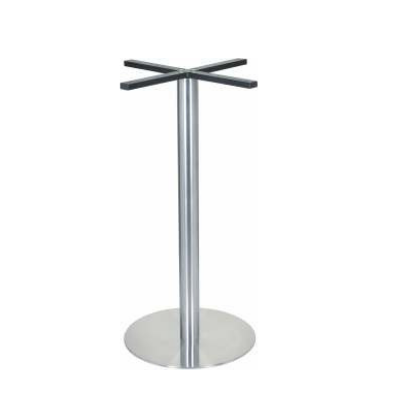 Round Base Stainless Steel Bar Table Stand