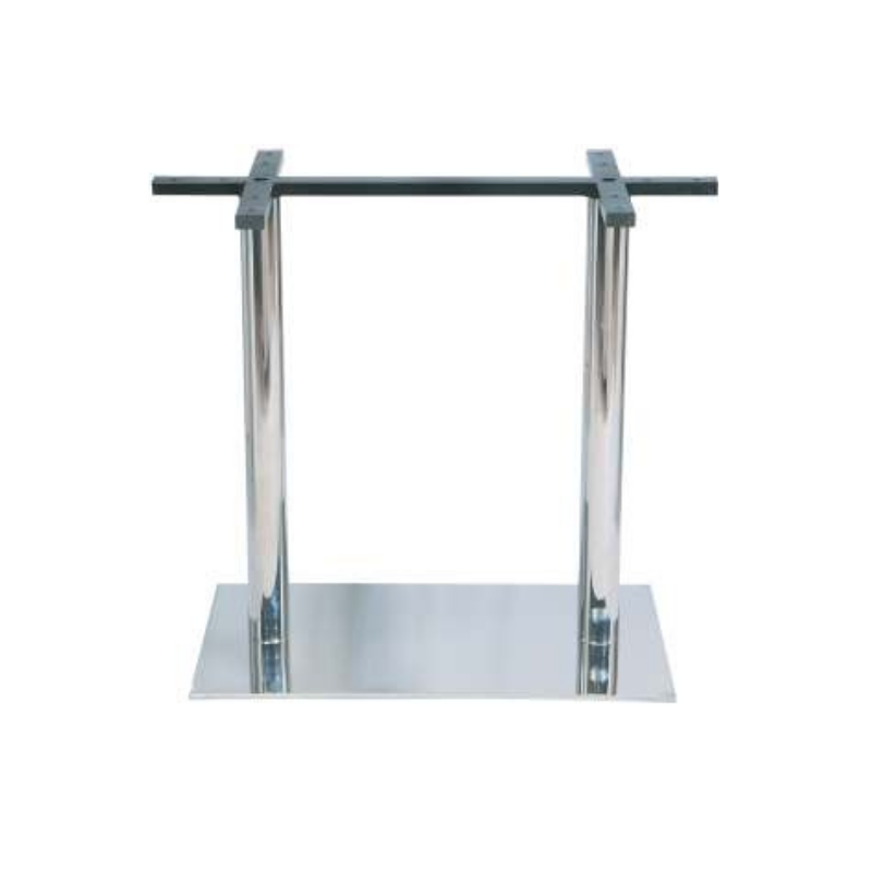 Silver Stainless Steel Rectangle Table Stand
