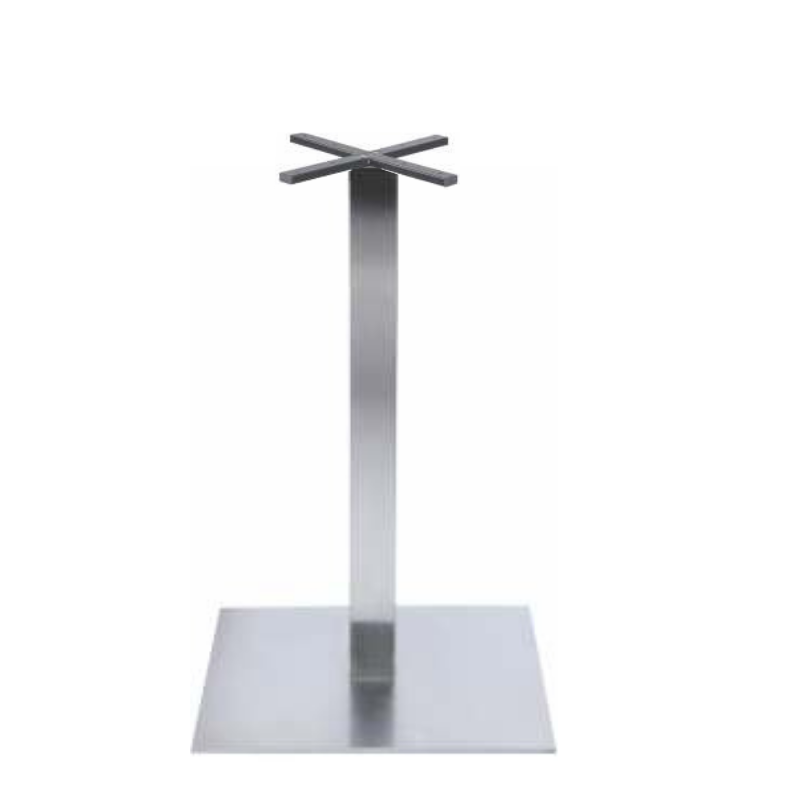 Aadinath Furniture - Best Online Furniture Store in India 22 Square Base Stainless Steel Bar Table Stand