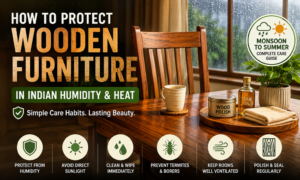 How to Protect Wooden Furniture in Indian Humidity and Heat