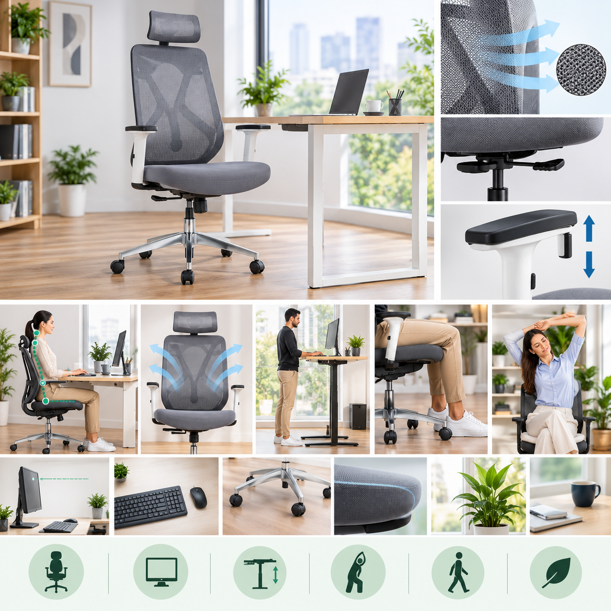 Breathable Mesh Office Chair in Kirti Nagar
